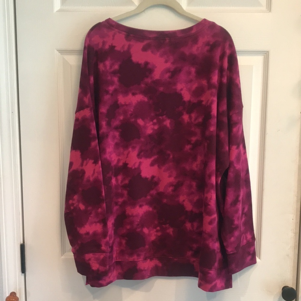 Terra & Sky brand size 1X (16W-18W) pullover long sleeve sweatshirt- NWT - Picture 5 of 6